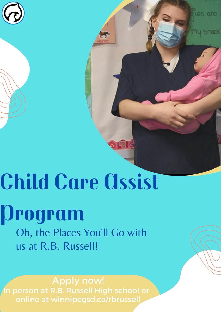 Oh the places you'll go with R.B. Russell! Come learn more about the Child Care Assistant Program on Wednesday, April 13th @ 4:00 - 6:00
@WinnipegSD