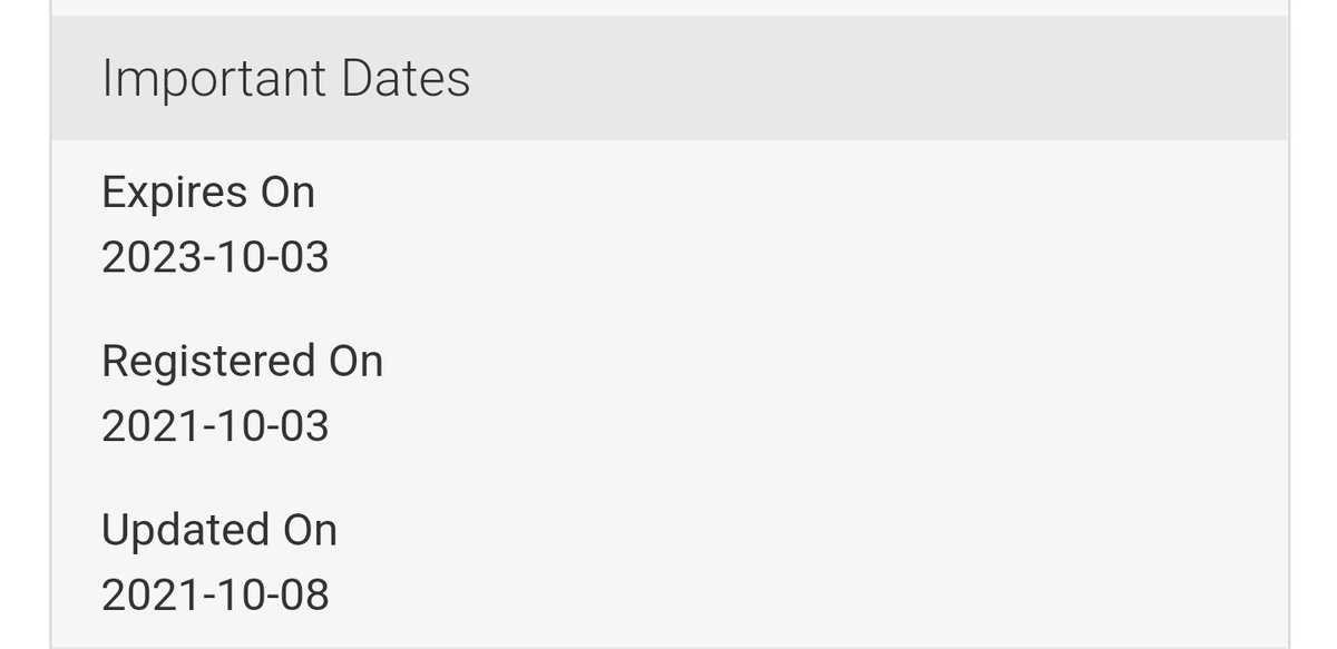 Website - kaijukingz.io
Site registered oct 3rd, and doesn't expire until 2023. Most NFT projects only register their site for 1 year at a time, so this is a minor but positive statistic.
