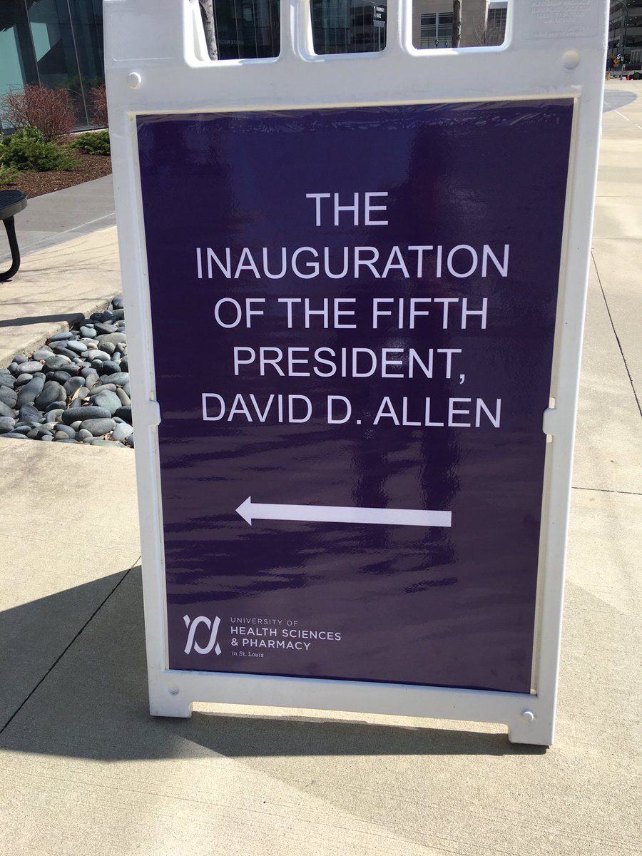 So very excited to be part of this celebration of ⁦<a href="/UHSPedu/">University of Health Sciences and Pharmacy in STL</a>⁩ President Allen’s installation in St Louis today! Only the 5th president in 162 years ⁦<a href="/DavidDAllen/">David D. Allen</a>⁩ ⁦<a href="/AACPharmacy/">AACP</a>⁩