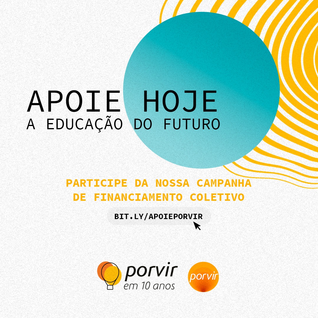 Em seu aniversário de dez anos, o Porvir lançou uma campanha para valorizar o trabalho de educadores de todo o país envolvidos com práticas inovadoras.

Saiba mais em: bit.ly/3usvDXk

O Instituto Crescer apoia essa causa!

Participe! Doe você também!