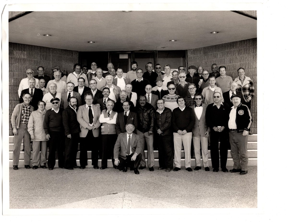 bac1mvd's tweet image. Welcome to this week's #FlashBAC Friday! 

Today's photo is of our Old Timers on a sunny day back on March 1, 1986. 

If you know any of the #BAC1MVD members in this image, please reach out to help us identify them.