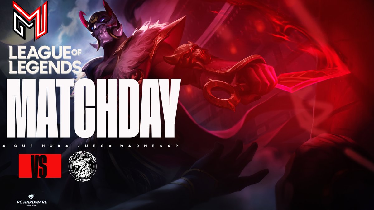 MadnessTeamSj's tweet photo. ¿A QUE HORA JUEGA MADNESS? 🤔🤔
Hoy 19hs juega Madness Academy vs @SpectraldEsport
🤩🤩
#gomadness https://t.co/vmCAJ1FBIo