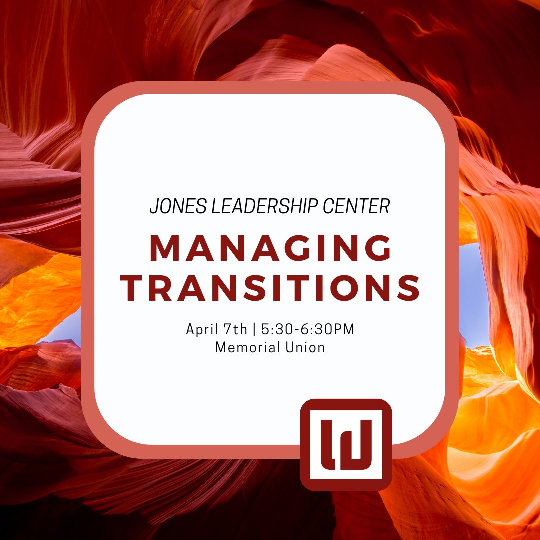 This program is FREE to all UW Students. It is an interactive seminar in which students learn about why change is thought of as a bad thing. Explore and develop skills to help overcome change in a healthy manner.
win.wisc.edu/event/7831243