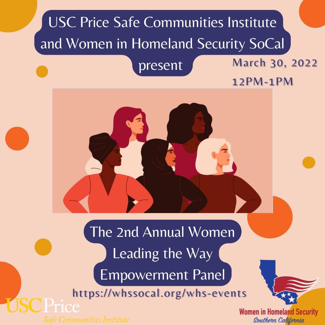 ca_whs's tweet photo. Join #WHSSoCal and @SCI_USC_Price on 3/30 @ 12pm, for an incredible line up of women from the fields of International Relations, Defense & Security, the Judiciary and Charitable Affairs.
Visit our website for their bios and event registration: https://t.co/d9FiNSI15T https://t.co/3fsLxdTV3X