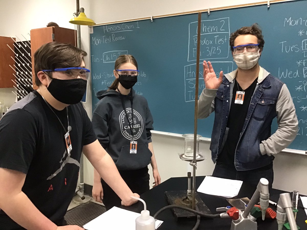 DoDEA_OTHS's tweet photo. Honors Chemistry students are exploring #colligativeproperties in the lab. #oths #dodeagrants #scienceisfun https://t.co/3NtwSQ9Ezs