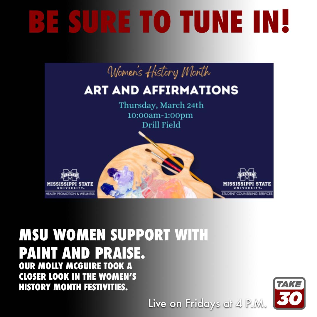 Bob Ross isn't the only one who can paint happy trees 🌲. Our Molly McGuire has the scoop on Women's History month Festivities. Don't forget to join us on Take 30 News today at 4 p.m.
