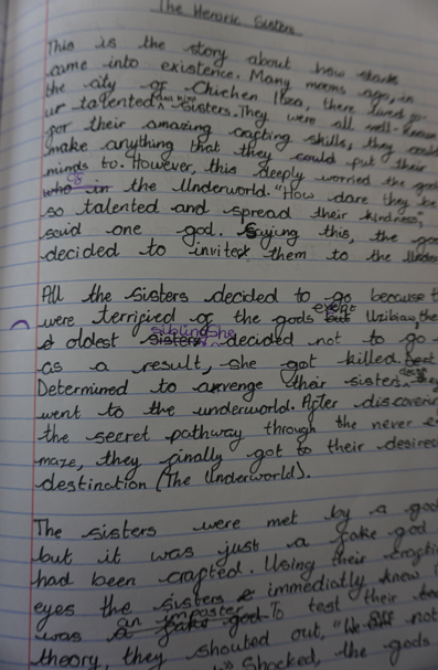 GreatLinfordPri's tweet photo. We loved this excellent Mayan myth in Year 6 this week. Congratulations Sheryl for an outstanding first draft! https://t.co/9LGTiguEHo