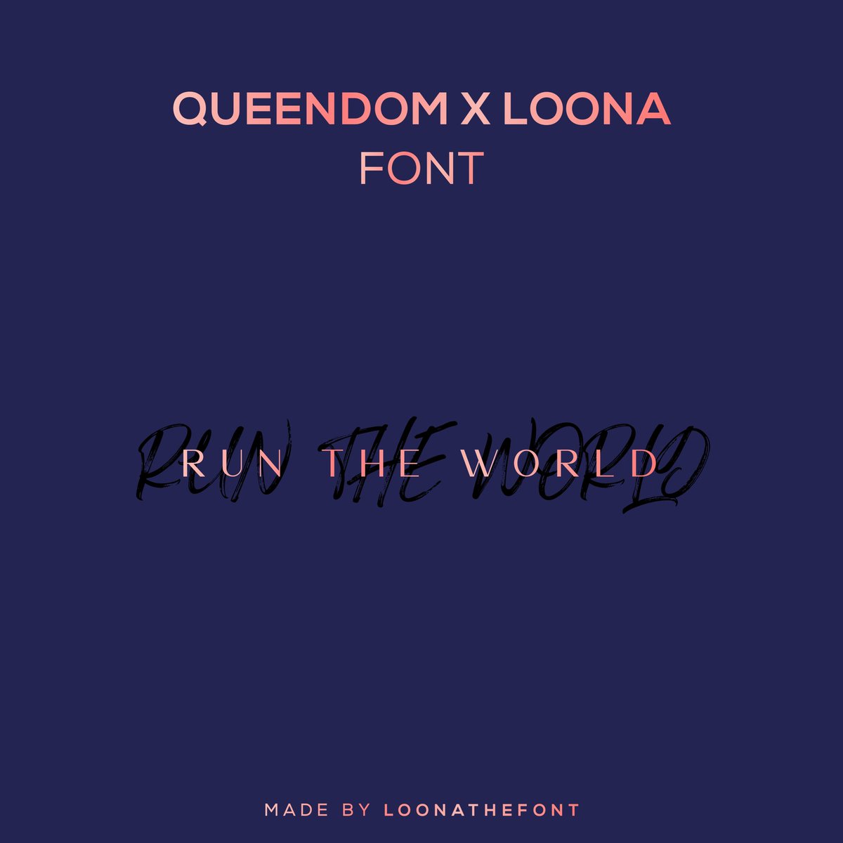 LOOΠ∆ FONTS #FLIPthat tweet media