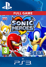 Sonic Heroes Classico Ps2 Jogos Ps3 PSN Digital Playstation 3