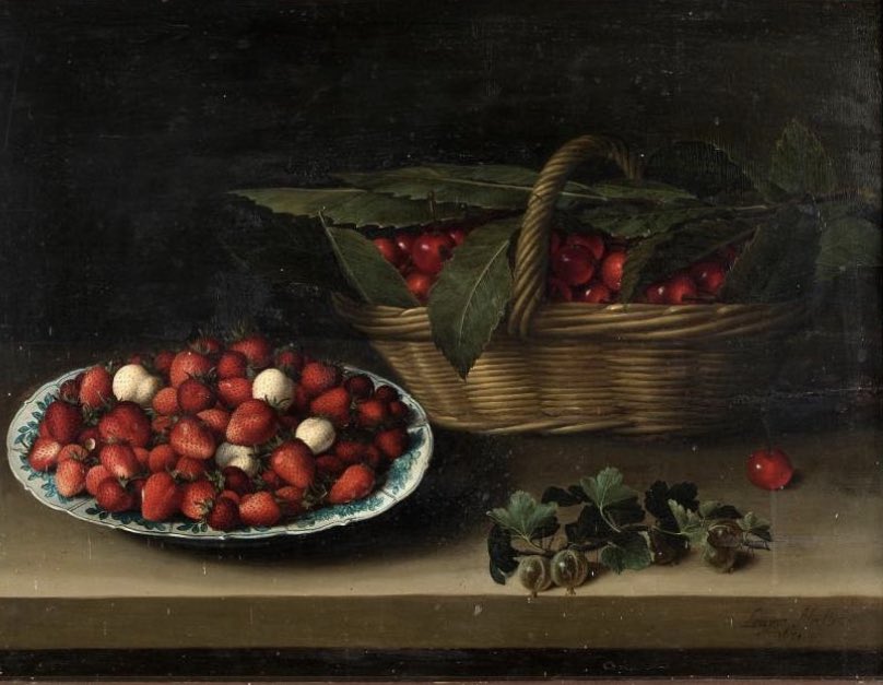 CAguttes's tweet photo. La nature morte de Louise Moillon que le départemrnt « Tableaux anciens » de @Aguttes_ a présentée aux enchères cet après-midi a été adjugée 1 666 400 € ttc. C’est le record mondial pour une oeuvre de cette artiste. #Moillon #louiseMoillon #tableauxanciens #naturemorte https://t.co/1sk87PQv2O