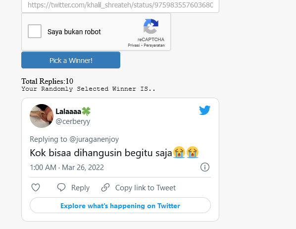 khalil sakahayang 
50K
1menit hangus

hahaha