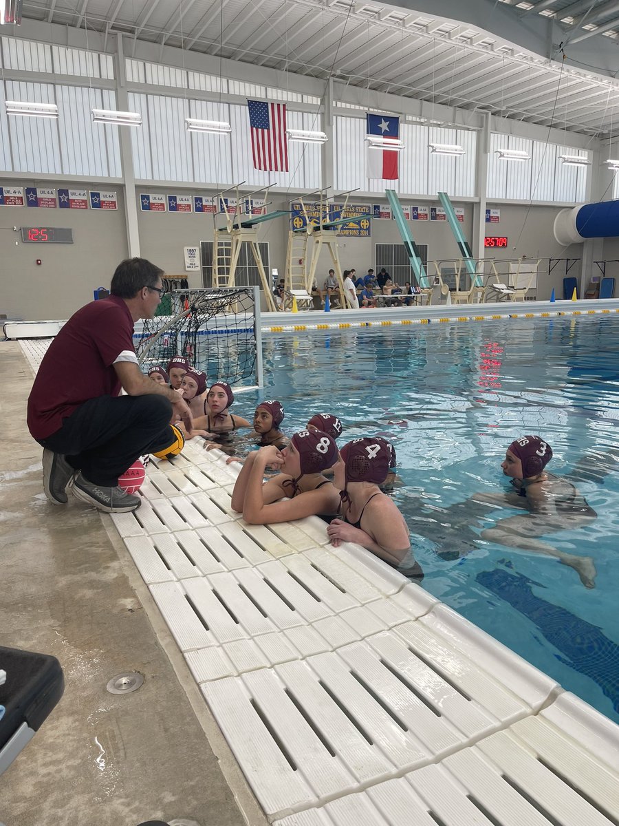 Bus driver/assistant coach 😉 get to watch the DHS water polo 🤽‍♀️ team complete today!! #BTP