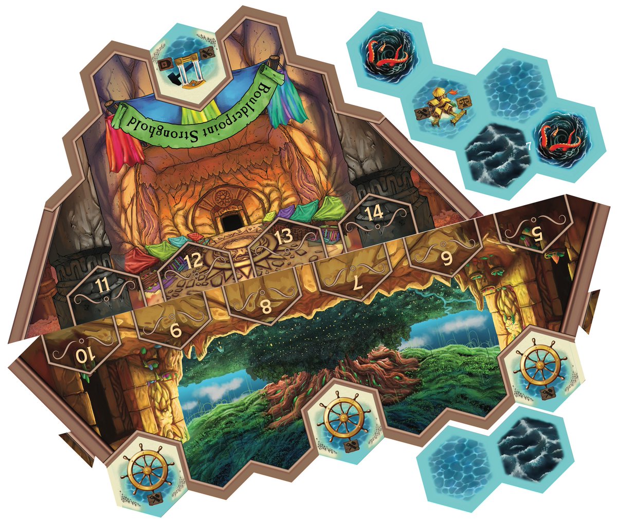 ShortHopGames's tweet image. Punchboards for Quests &amp;amp; Cannons laid out and about ready to send to manufacturing! 

Pre-orders still open, but closing in May. 

quests-and-cannons.backerkit.com/hosted_preorde…