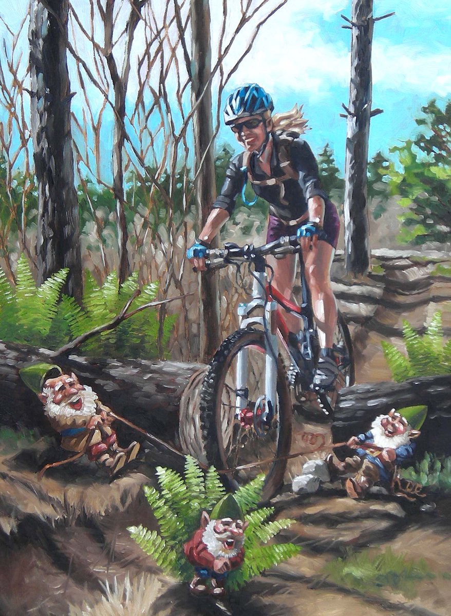 diamondjim56's tweet photo. When your friend agrees to model for a magazine cover illustration.
#illustration #painting #bikelife #mtb #dirtrag https://t.co/o6i3UUT2Uj