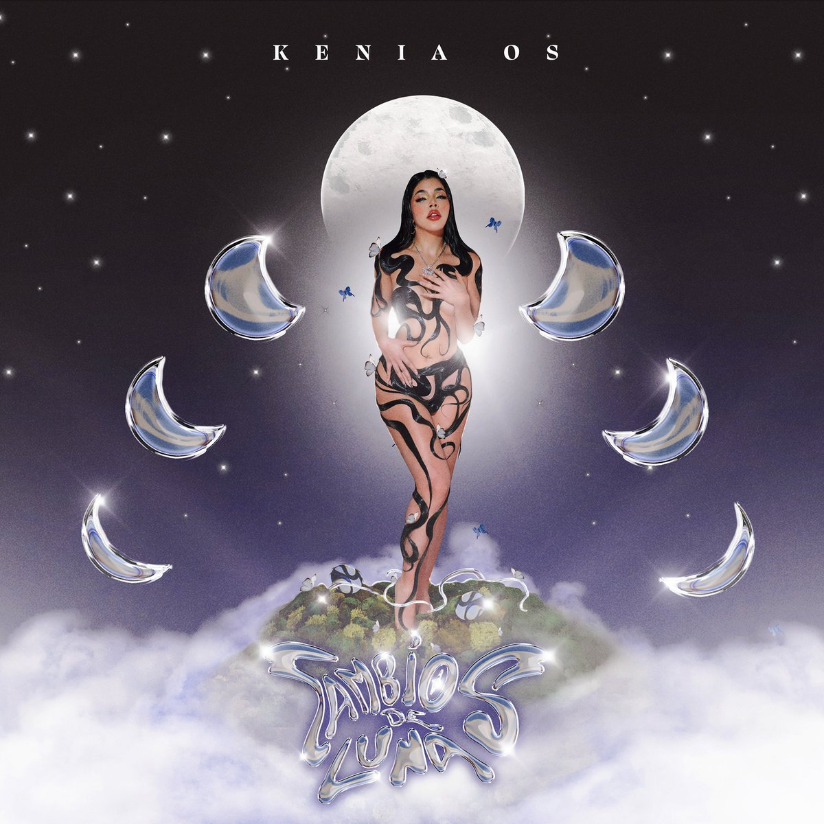 centrallatino's tweet photo. Kenia Os rompe un récord con su álbum “Cambios de Luna”, obteniendo el mejor debut de un álbum femenino por una artista mexicana en Spotify https://t.co/hY3FSB1QUQ
