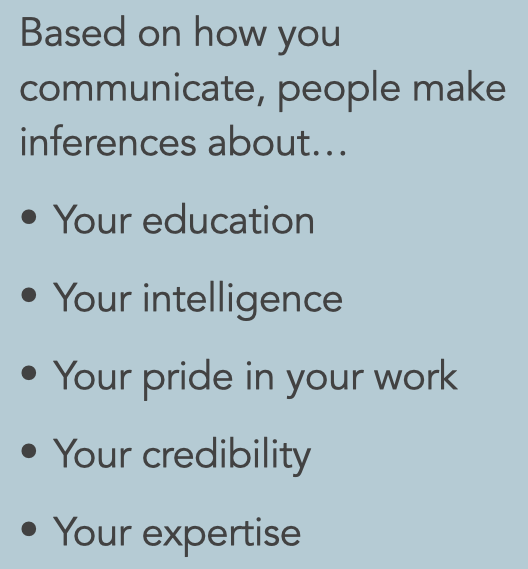 AliAtkison's tweet photo. Nowadays, most people only know you by your computer-mediated communication. Like it or not, it's human nature that people make inferences about you based on how you communicate. What does your communication say about you? https://t.co/2DdqYFZpYS