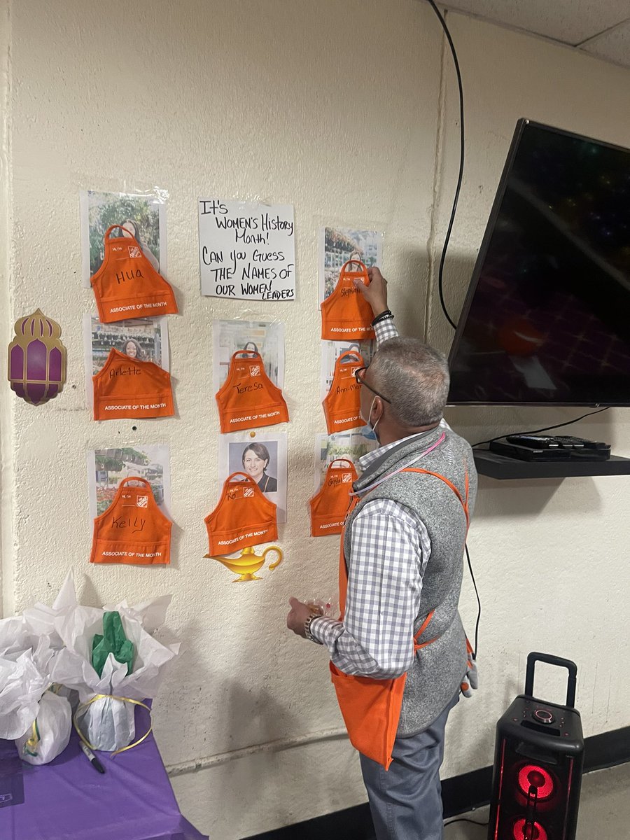 We also played can you guess our Women in Leadership at The Home Depot as we end Women’s History Month #SuccessSharing2022 @HomeDepot @nyyroro