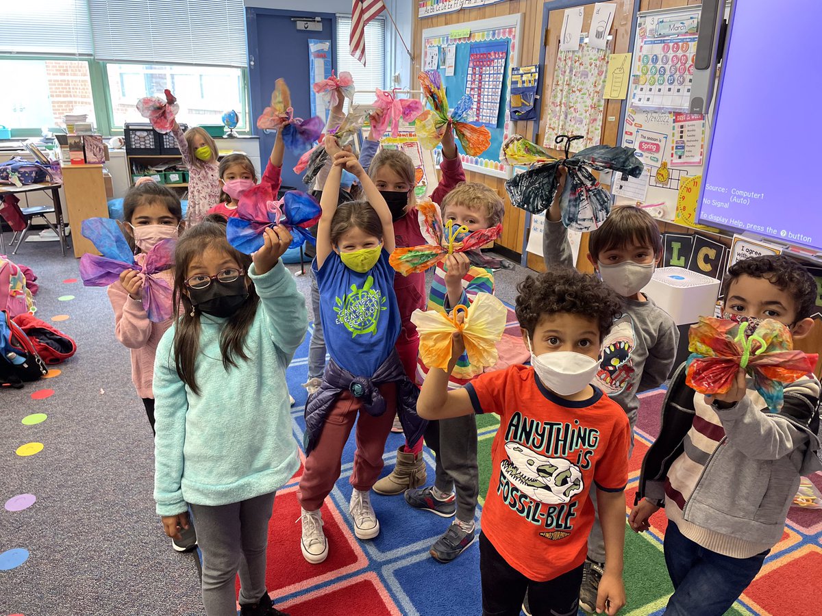 We made beautiful butterflies today!