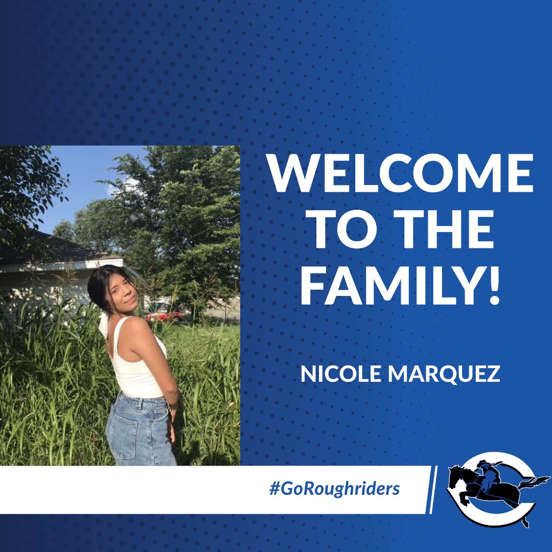 CrowderWSOC's tweet photo. We are excited to announce that we have added Nicole Marquez from Carthage, MO! #collegesoccer #missourisoccer #womensoccer #moretocome #fourstate #twin #roughriders https://t.co/R81yZ43Qs0