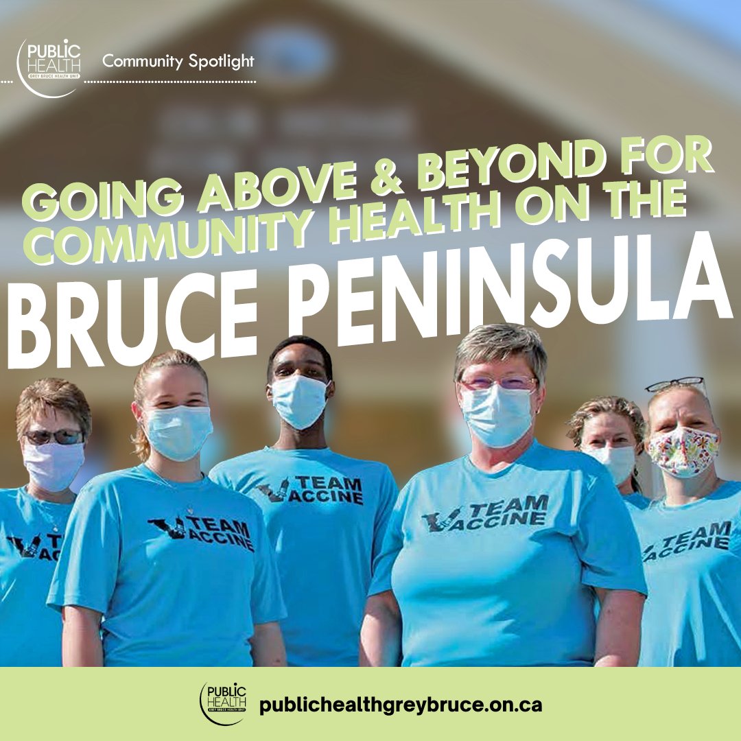 GBPublicHealth's tweet image. The Peninsula Family Health Team has gone above and beyond to ensure every eligible person in Northern Bruce Peninsula who wants the #COVID-19 vaccine can get it.

Read the full article on our website to learn more about this incredible local team!

ow.ly/IqKo50IsAX5