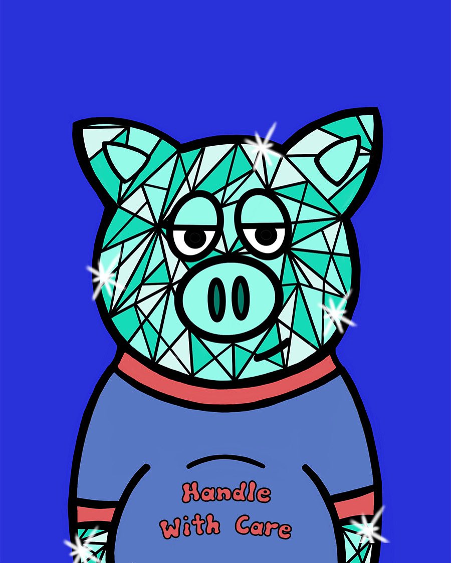 WeAnimals_art's tweet photo. Peggy the Pig #035
#nfts #NFTcollectibles #NFTartist https://t.co/JKqiUhjiUw
