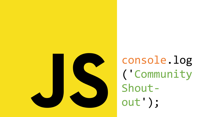 #JavaScript Community Shoutout: @jrsinclair @kentcdodds @lowleveljs @marmooznet @maxedapps @midudev @moshhamedani @MozDevNet @NetanelBasal @pierregird @planetoftheweb @porteneuve @Prathkum @prof3ssorSt3v3 https://t.co/xfI7Gm4A62