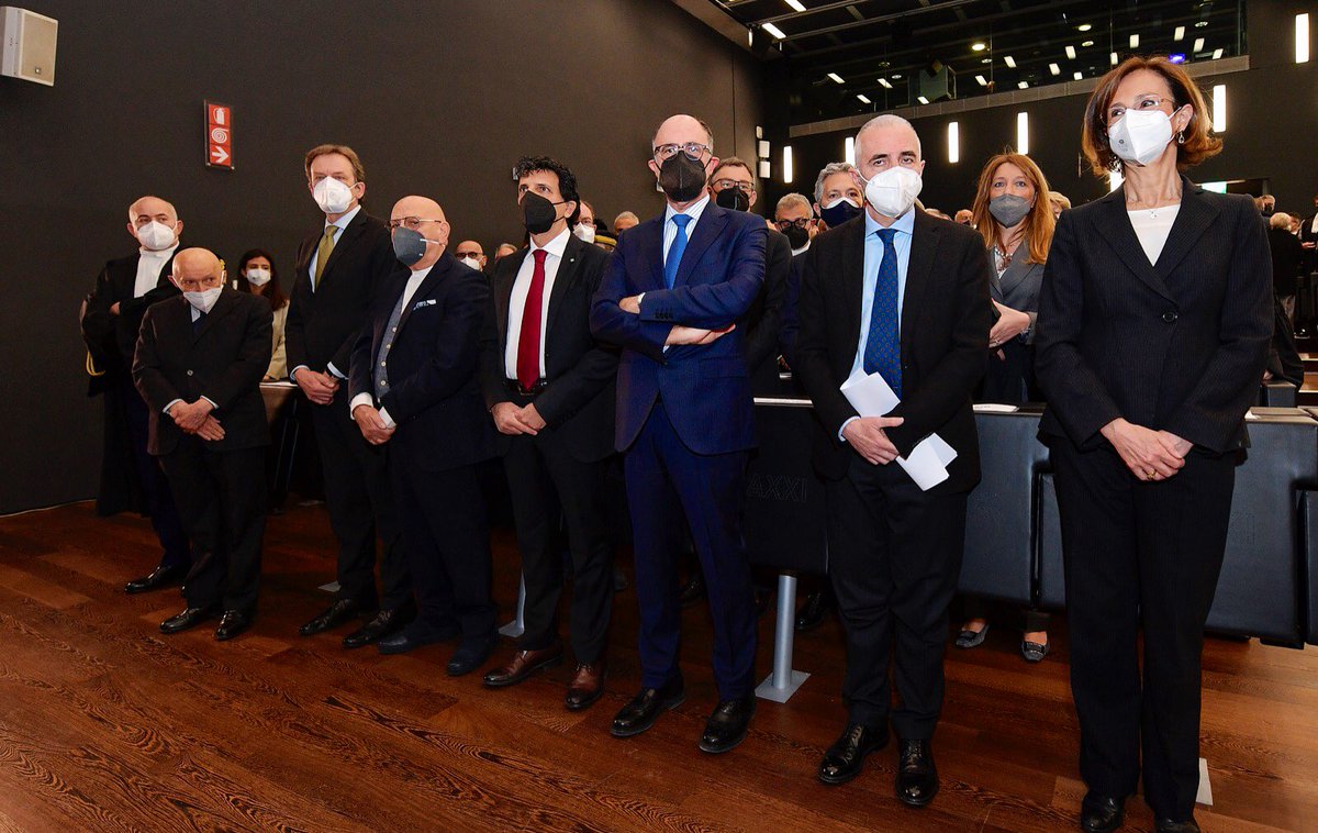 Inaugurazione anno giudiziario #CNF PresidenteSezione #Corradino portando saluti #Frattini e tutta #GiustiziaAmministrativa “Sfide #PNRR impongono non solo costante impegno comune ma anche confronto continuo tra protagonisti giurisdizione: #Magistratura, #Avvocatura e #Accademia”