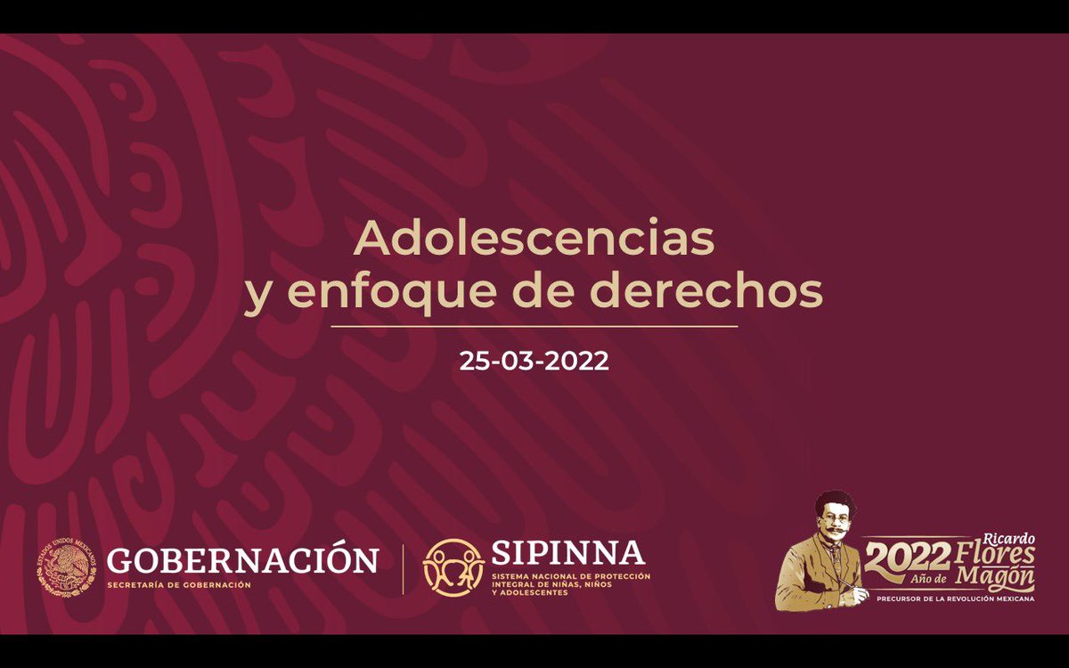 La Encargada del Despacho de la #SE del #SIPINNA Nacional presentó el “Ciclo de Pláticas Formativas” a personas pasantes de Psicología de universidades de Coahuila, Chihuahua, Durango, Jalisco y Morelos para hablar de los derechos de las adolescencias en México.