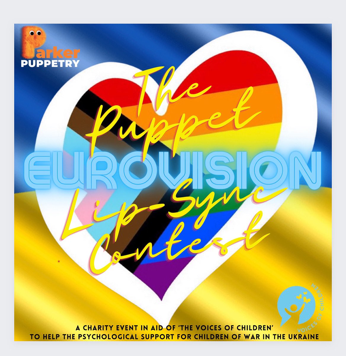 💙💛 OUR PREMIERE CHARITY SLAM LIP-SYNC EVENT IS COMING! 💛💙

Brining together Puppeteers to enter in the ultimate lip-sync show, all in aid of charity.. with a LIVE AUDIENCE VOTE for the winner!

📆 SAVE THE DATE: 
Sunday 15th May 2022 (PM: BST)
More info to come! #puppetslam
