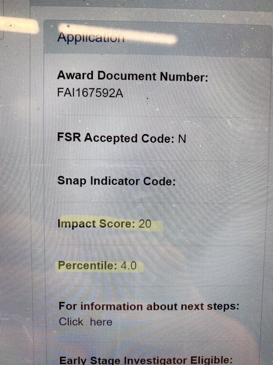 Don’t mind me screaming from my desk, but I just got my NIH F31 score back and I made the top 4% of applications for my section!!! 😍😍 now I just have to make it until May to find out how much they’re funding 🥳