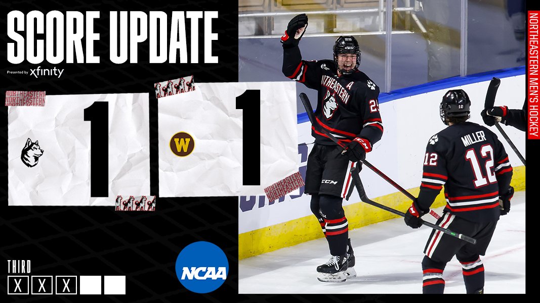 GoNUmhockey's tweet image. Stop us if you've heard this before.

We're not. Done. Yet.

#HowlinHuskies