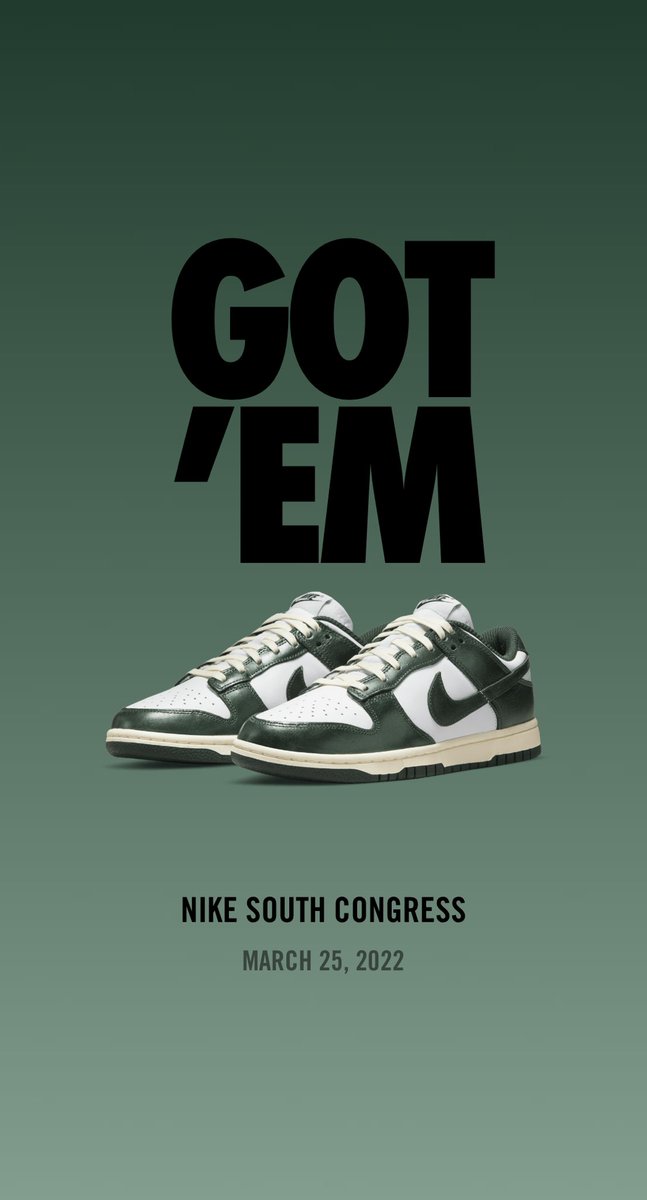 smsadler9's tweet photo. Check out my new pickup reserved with Nike SNKRS Pass: https://t.co/TUuON1kIOa ⁦@J23app⁩ https://t.co/y5TOFtjeiC