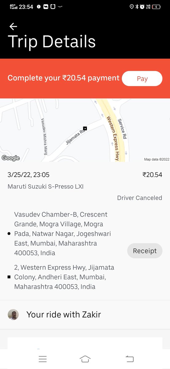 KitchenRaziya's tweet photo. @Uber Driver as usual cancelled the ride after knowing where I have to go and I have to pay 20 INR for that? 
Lol that so cute. No worries I will pay that. 

#Uber #Thankyouuber 
#CustomerExperience https://t.co/5Z79p8hoHq