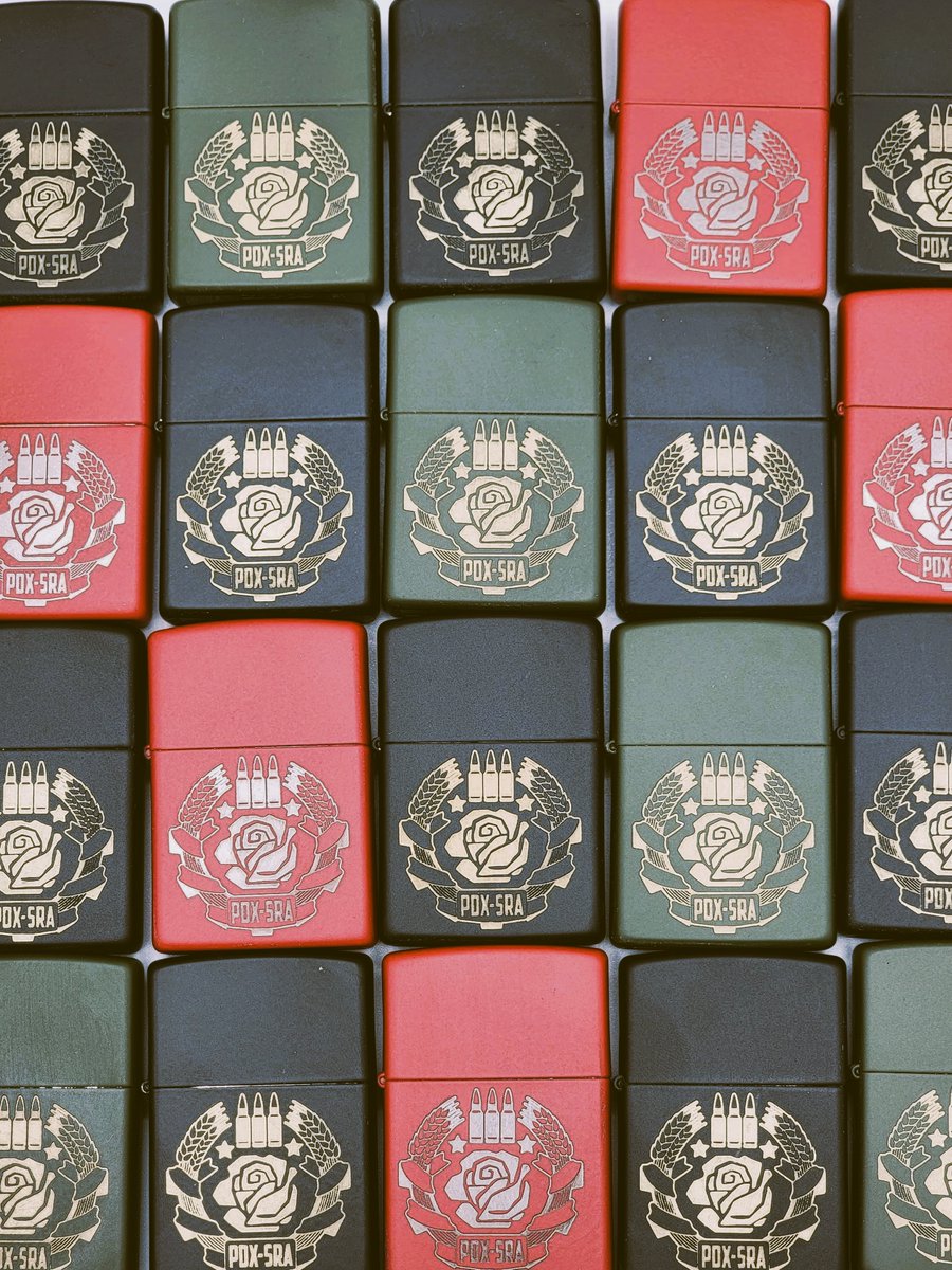 Thank you to our comrades over at <a href="/pdxsra/">Ⓐ PDX 🌹 SRA ☭</a> for trusting us with bringing their custom lighters to life! If your group or chapter would like something similar, slide into our DMs.
