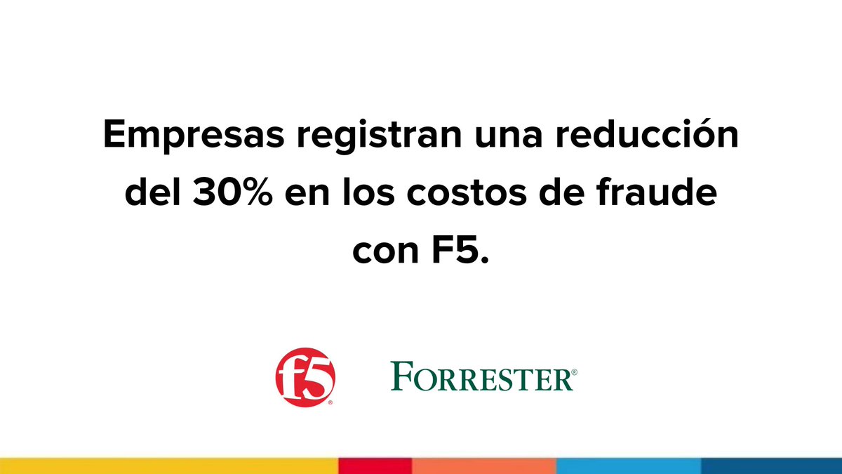 Consulte este nuevo estudio de Forrester y descubra cómo algunos de los principales clientes de F5 redujeron los costos de los ataques de credential-stuffing en un 96% y redujeron la creación de cuentas fraudulentas en un 92%.... bit.ly/3iE2Jhe