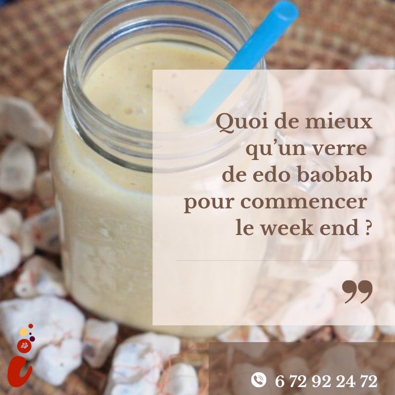 Edodi_'s tweet photo. Good week-end ✨

#weekendvibes #relax #juice #baobab 
Tel: 6 72 92 24 72 https://t.co/0T4s2E3UfJ