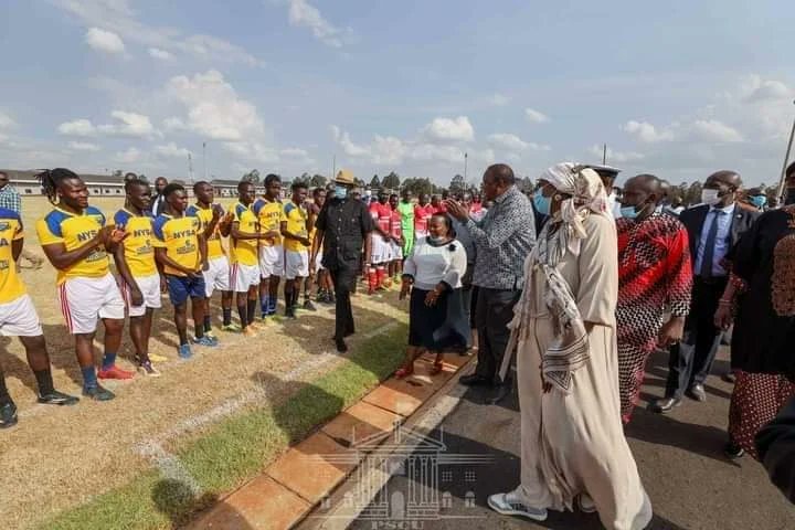 nysafc85's tweet photo. We played host to the President and a host of other dignitaries during the official opening of the  newly constructed Jamhuri Sports Grounds in Ngando. https://t.co/GSgQJUUB5F