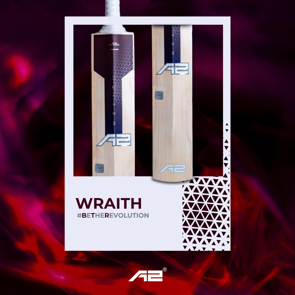 A true collectable: W R A I T H 2022
Crafted with the top 3% of English Willow, our flagship Wraith 2022 model is sure to make you look like a charmer.

Available now on our new website: a2cricket.com

#BeTheRevolution #a2cricket #ipl2022  #MakeInIndia #lucknow