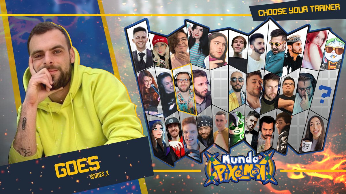 ¡PARTICIPANTE NÚMERO 30!

La gran revelación del año pasado vuelve para demostrar que sabe aún más de Pokémon y Minecraft. Grande <a href="/Goes__x/">GÖES</a>. 

¡BIENVENIDO!