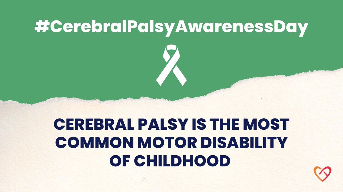 It's Cerebral Palsy Awareness Day 💚 Cerebral palsy is a group of neurological disorders that affect motor and developmental skills. About 1 in 345 U.S. children have it, including some of the kids we serve. #CerebralPalsy #cerebralpalsyawarenessday #cerebralpalsyawareness
