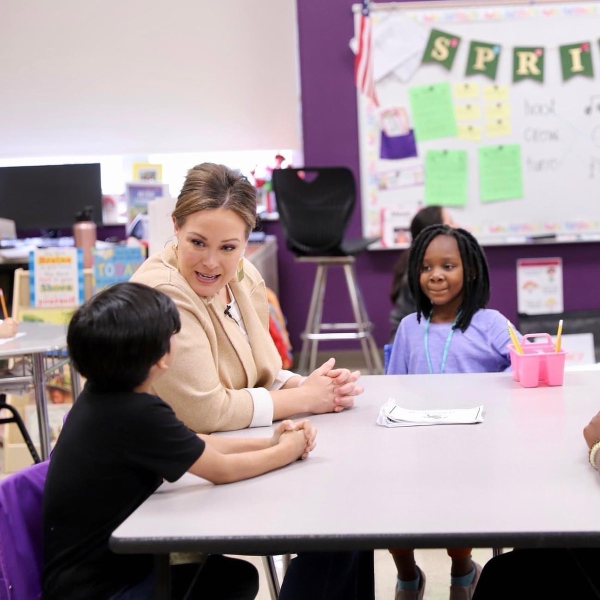 We loved welcoming Lt. Governor Jacqueline Coleman into our classroom yesterday! Thank you for working with today’s readers and tomorrow’s leaders. 📖 <a href="/jcolemanky/">Jacqueline Coleman</a>