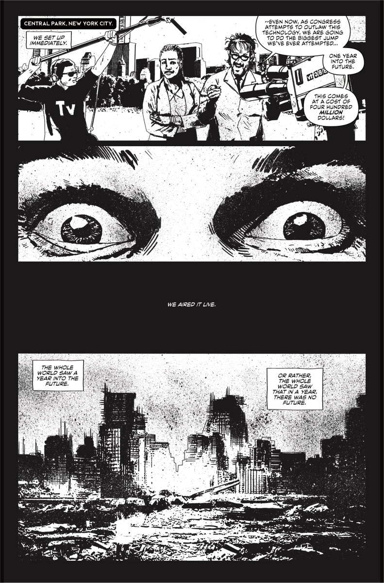 It's a really good story. I wrote it after <a href="/GailSimone/">Gail Simone 💙💛</a>'s #comicsschool but the anthology never happened, so I decided to make Small Bites. And I want to show you all what happens! We have 7 out of 8 pages here! (2/2)