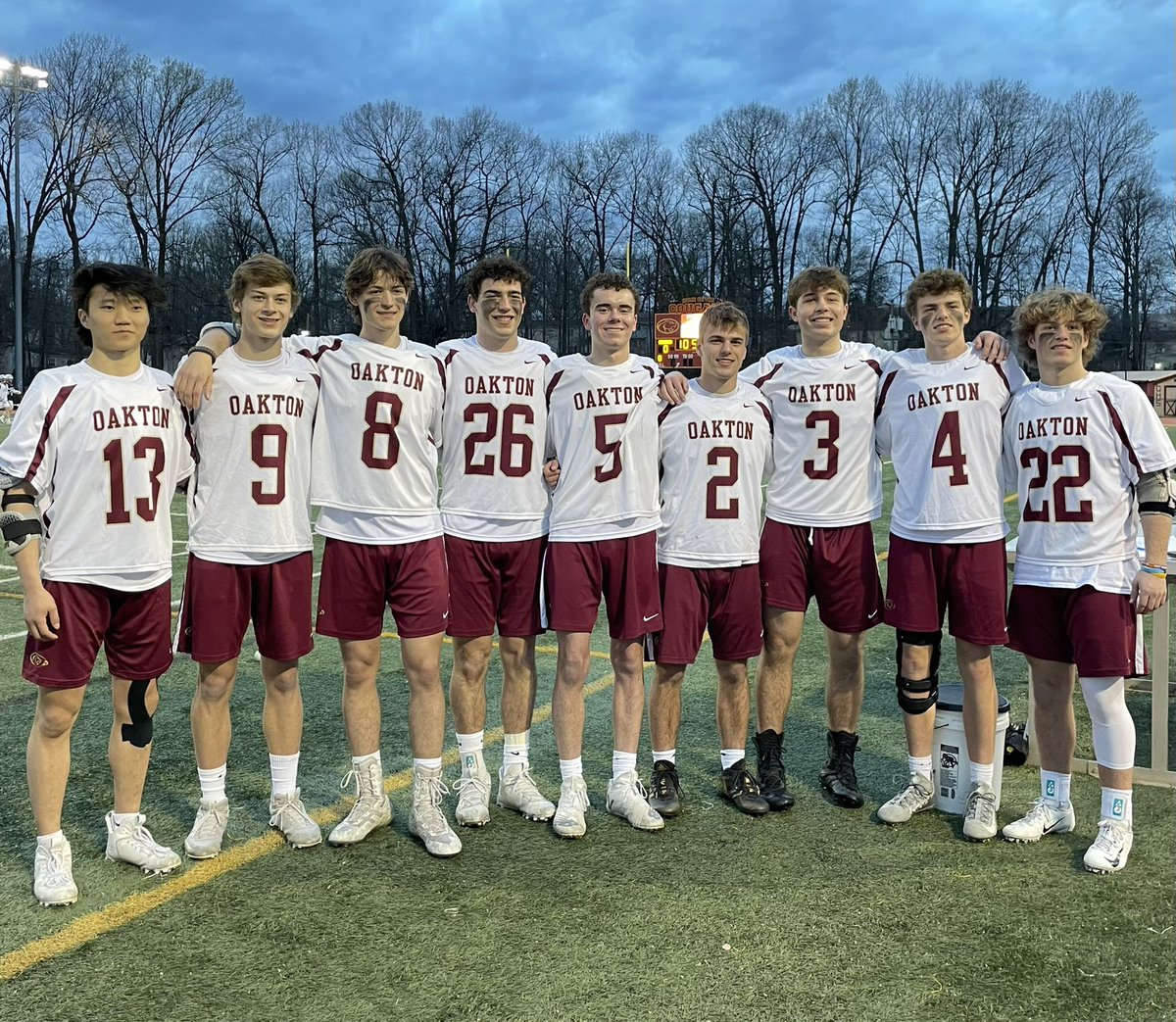 Congratulations to our boys lacrosse seniors!  Looking forward to all the future has in store for this great group! #WEAREOAKTON 🥍<a href="/OaktonLacrosse/">Cougar Pride</a>