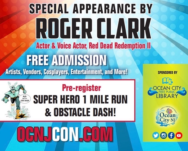 ocfpl's tweet photo. The OC CON is next weekend! 🦸
There will be artists, vendors, cosplayers, entertainment, and a special appearance by Red Dead Redemption 2’s Roger Clark. 🤠
Learn more by visiting the OC CON website. Link below! 👇
https://t.co/ZNwtUF2mII
#OCCON #OCFPL #NJLibrary #OCNJ https://t.co/Yjb06ZpT2S