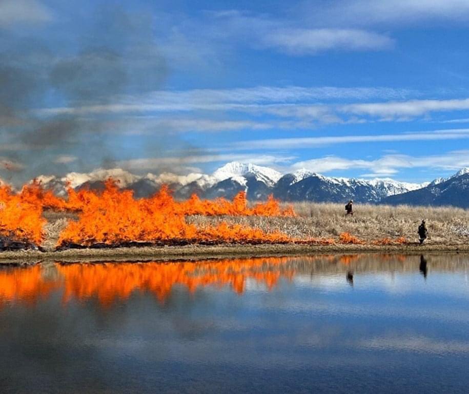 This week, The Confederated Salish and Kootenai Tribes Division of Fire began to apply prescribed fire to 167-acres of their cultural landscape within the exterior boundaries of the Flathead Indian Reservation, to begin their spring 2022 prescribed burn season.