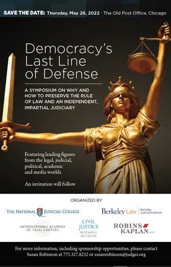thenjc's tweet photo. Registration is open! Event is May 26th in Chicago. Don't wait too long because seating is very limited.
Click below for more info and to register. 
@benes_aldana 
#thenjc
#abaAJS
#JudicialIndependence
https://t.co/oe8ed3RhiG https://t.co/5KoNgSs4gf