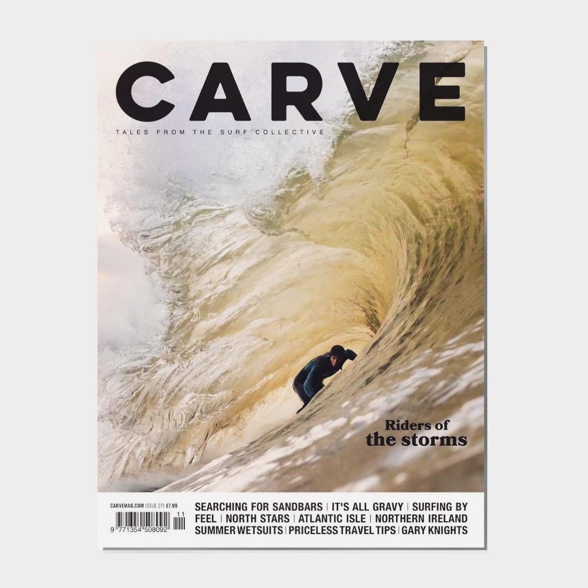 Just found out James Bozeman (surfing) and I got the cover of the latest ⁦<a href="/CarveMag/">CARVE Surfing Magazine</a>⁩ . Shot during a stellar run of swell in the North Sea. #surfmag #carvemag #surfphotography #coldwatersurf #nopalmtrees #almackinnon