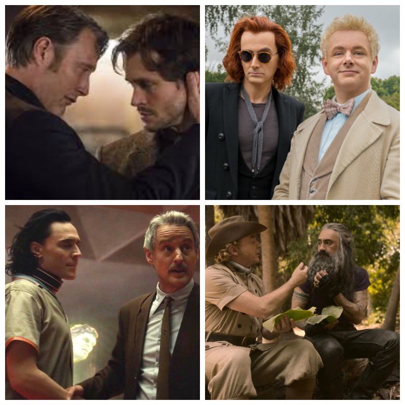sinelovesstuff's tweet photo. I’m calling them the Four Horsemen (Husbands) #Hannigram #ineffablehusband #Lokius #Timehusbands #Blackbonnet #Piratehusbands #ofmd https://t.co/iuE0TZHj0t