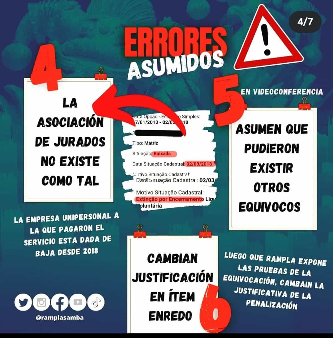 RamplaEsc's tweet photo. FEDESA, HAY QUE ANULAR EL FALLO

"Todo amor desata nó
o nosso amor é um so" ❤💚

#carnavalsamba 
#carnavalartigas #cultura #culturauruguaya #Uruguay #uruguay🇺🇾 #uruguayalmundo #ramplasamba #show #samba #carnaval https://t.co/a4WADCDxB8