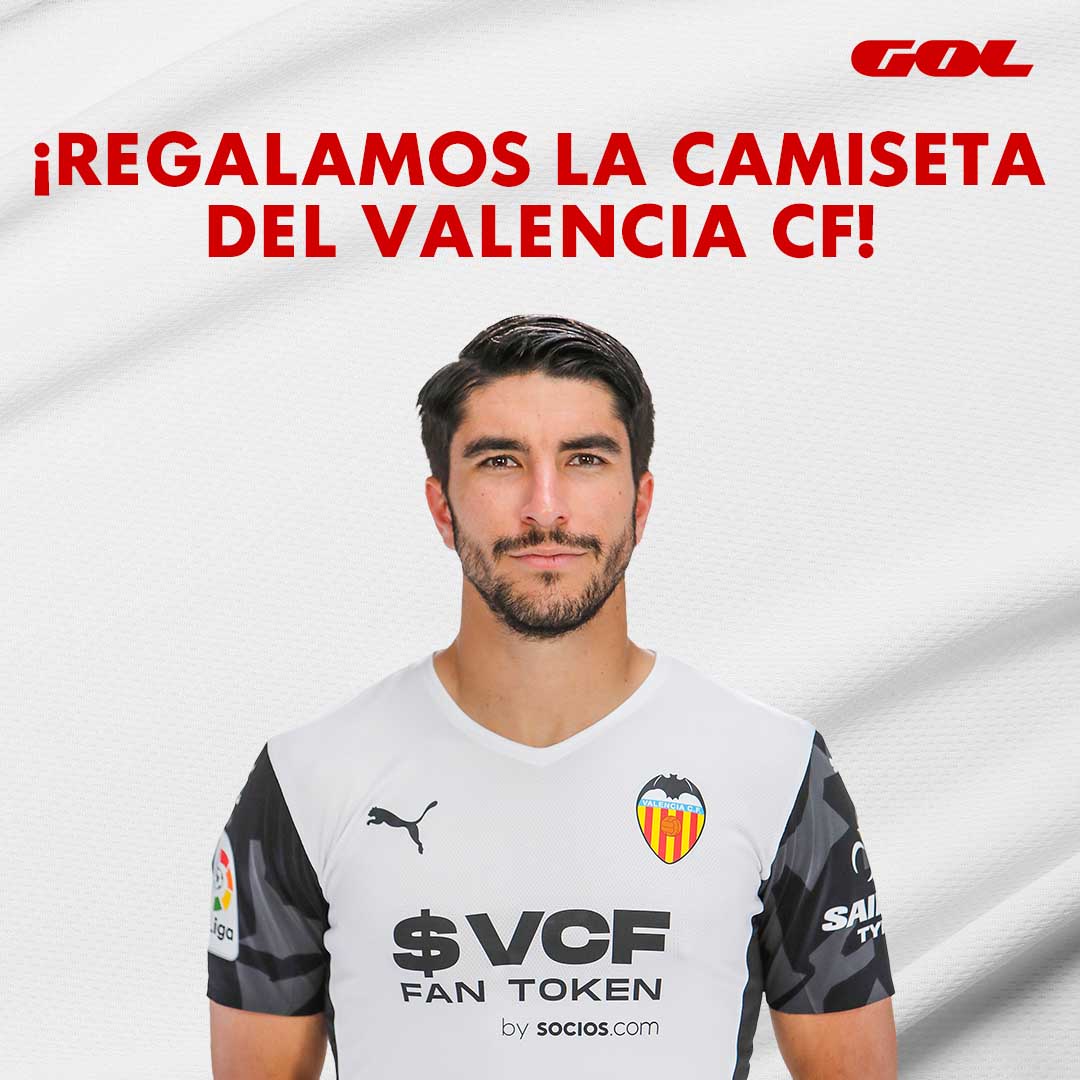 🎁 REGALO 🎁

🦇 ¿Quieres ganar la camiseta oficial del <a href="/valenciacf/">Valencia CF</a>? 

❤️ Sigue a <a href="/Gol/">GOL</a>
🖤 Sigue @laligatvbar 
🔁 Haz RT 

🏅 El domingo anunciamos al ganador

📺 #GOL